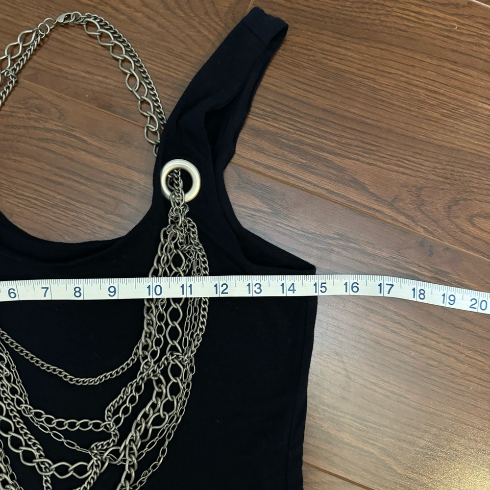 Bailey 44 Black Chain Tank Top Size Medium - Picture 7 of 10
